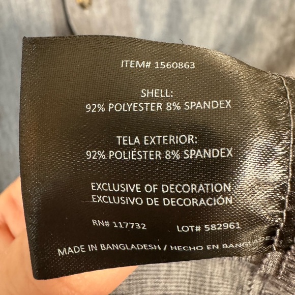 Gerry Men’s XL Blue Button Down Short Sleeve Lightweight Shirt Collar - Picture 5 of 6